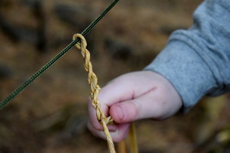 Outdoor craft activities at Woodsmoke