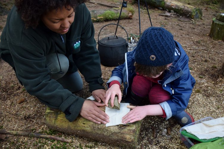 Natural art with ecotherapist Beth Collier