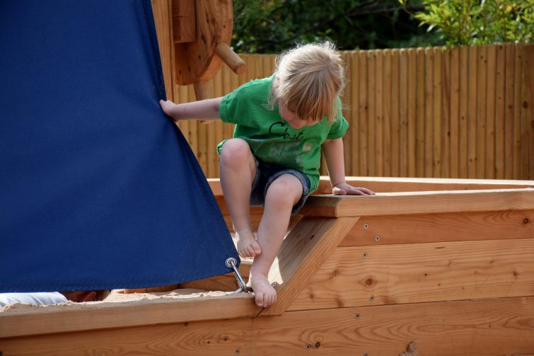 new Madagascar PLAY! space at Chester Zoo - beach and sand play