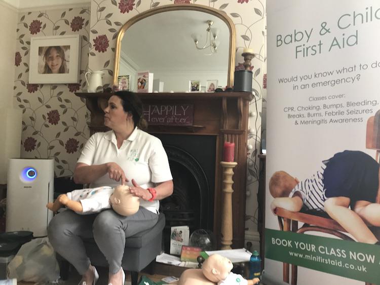 CPR training with Mini First Aid