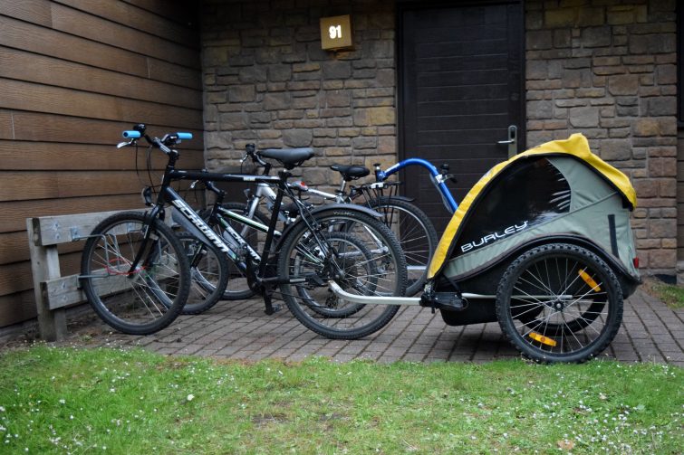Bikes hired at Center Parcs, Whinfell Forest