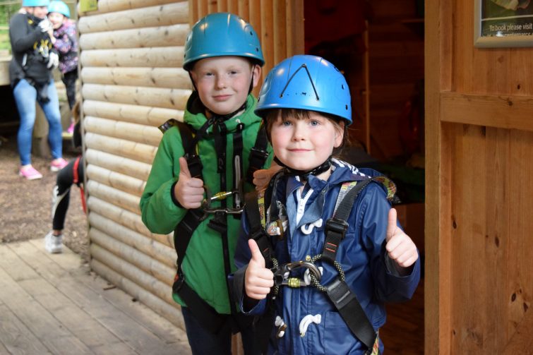 Tree Top Adventure at Center Parcs, Whinfell Forest