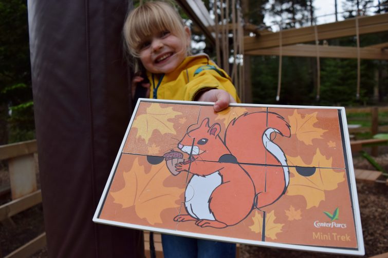 Mini Trek jigsaw at Center Parcs Whinfell Forest
