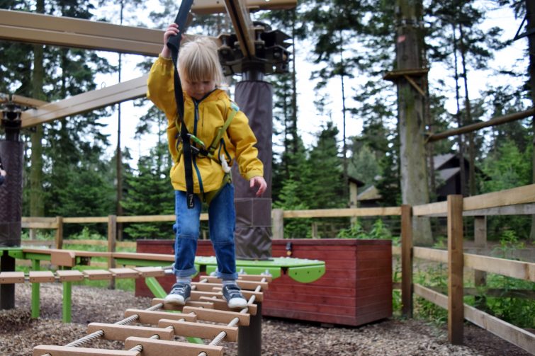 Mini Trek adventure at Center Parcs Whinfell Forest