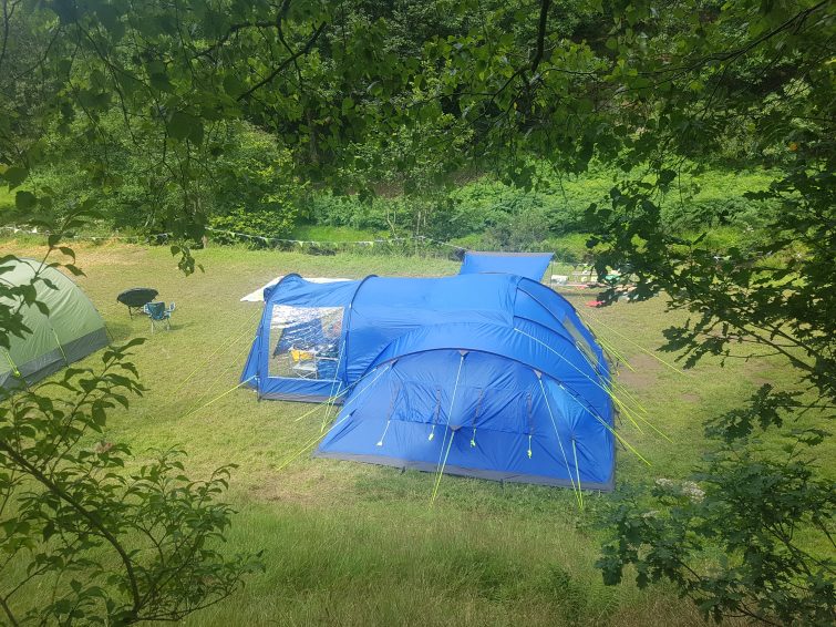 Bowfell tent with extension