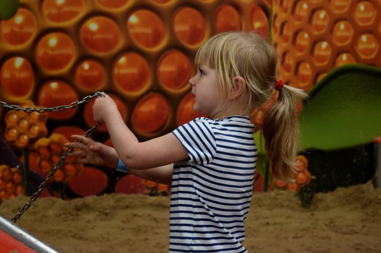 Indoor sand and water play