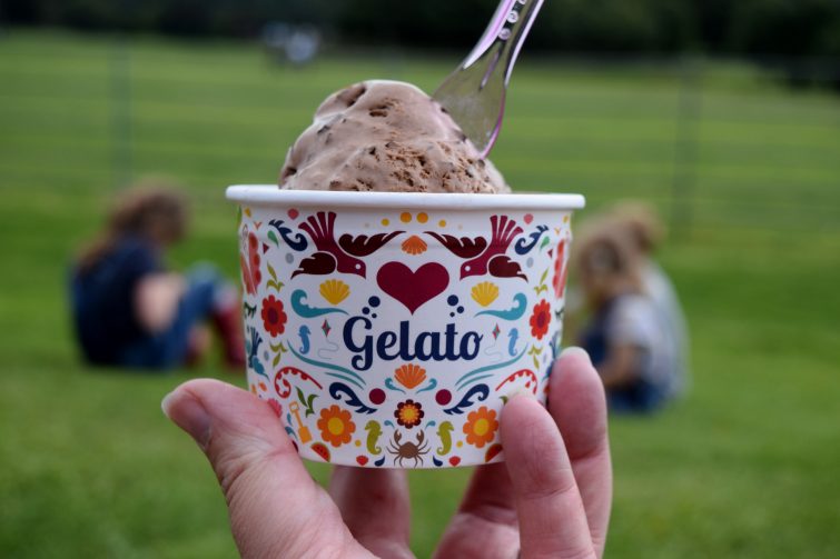 The ice cream at Yorkshire Sculpture Park is delicious!