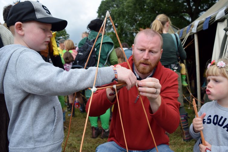 Lantern making at Just So Festival