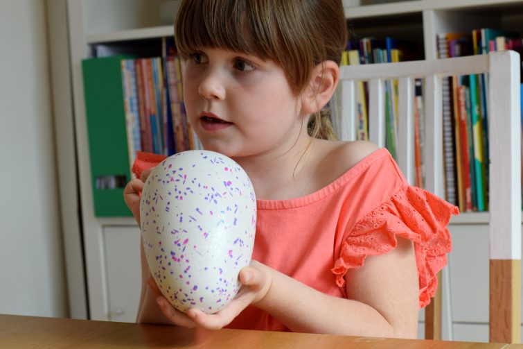 You need to love and care for your egg so it will hatch