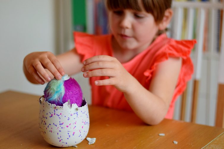 One of two Pengulas inside the hatchimal