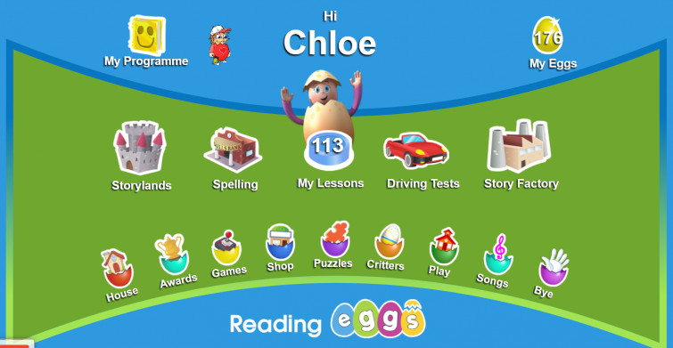 Reading Eggs - activities