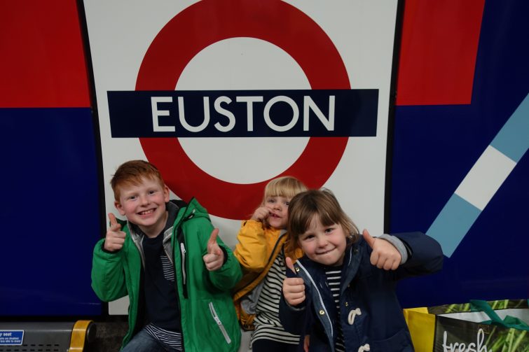 We used our Family and Friends Railcard to save money travelling to London Euston