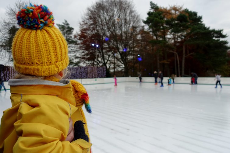 real ice skating rink - Stockeld Park Christmas
