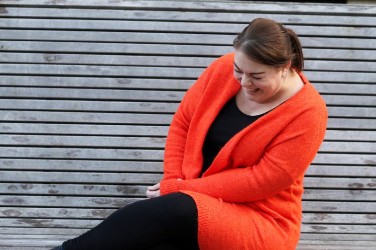 Adding colour to my wardrobe with an orange cardigan