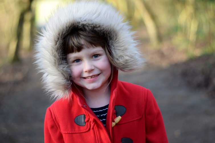 Little girl attempting to reduce plastic waste