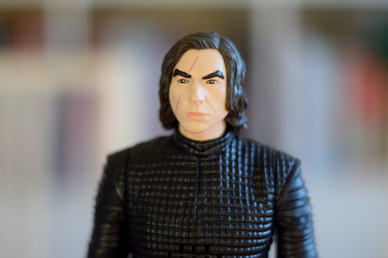 Kylo Ren action figure face