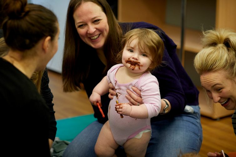 Sensory exploration and messy play at Twinkleboost