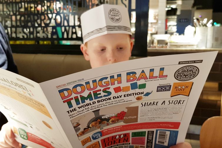 Pizza Express World Book Day - Dough Ball Times