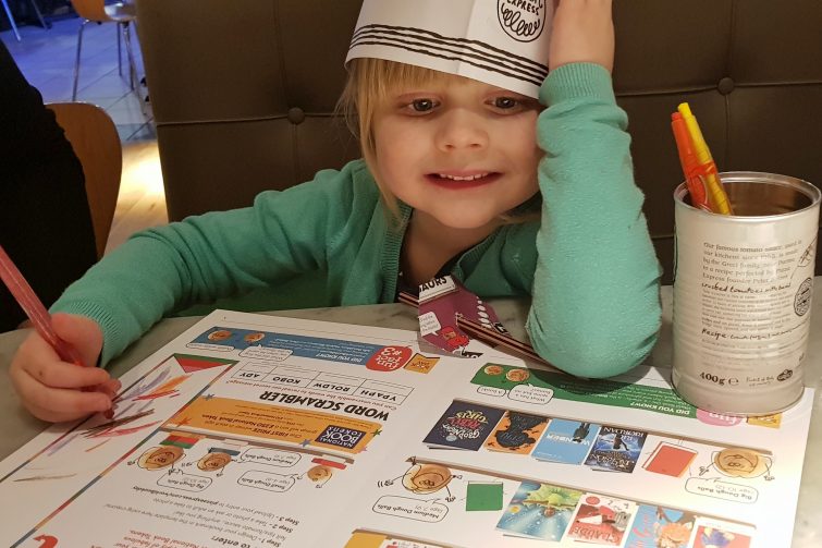 Children's World Book Day activities at PizzaExpress