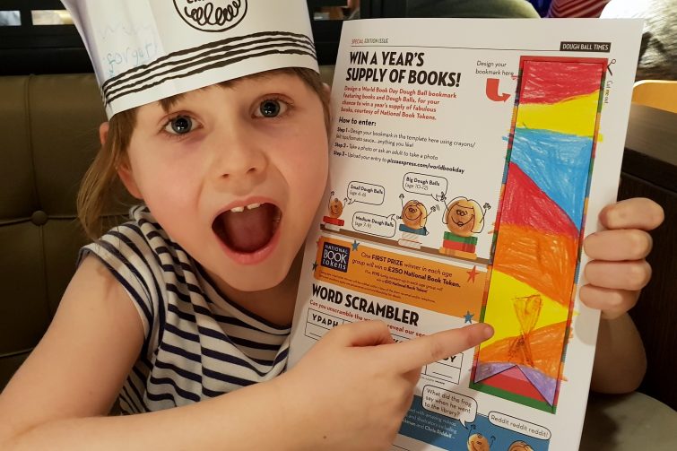 Win a year's supply of books with PizzaExpress and World Book Day