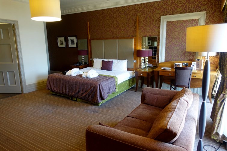 huge Deluxe Garden View room at The Majestic Hotel, Harrogate