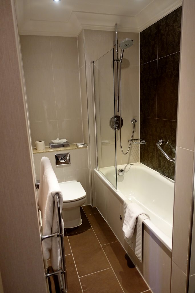 Deluxe Garden View room at The Majestic Hotel, Harrogate - ensuite