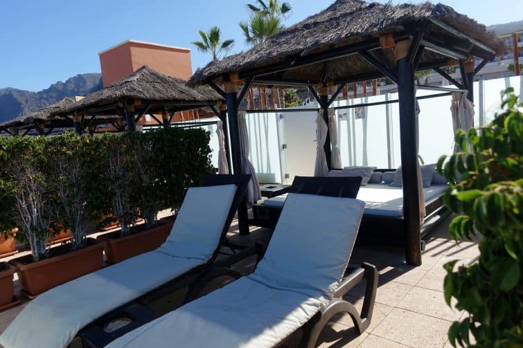 Private Balinese beds at Holiday Village Tenerife
