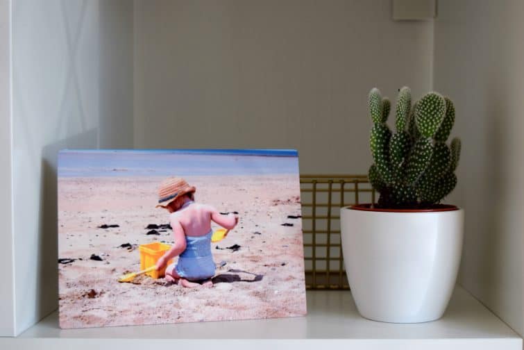 Snapfish desktop metal photo print