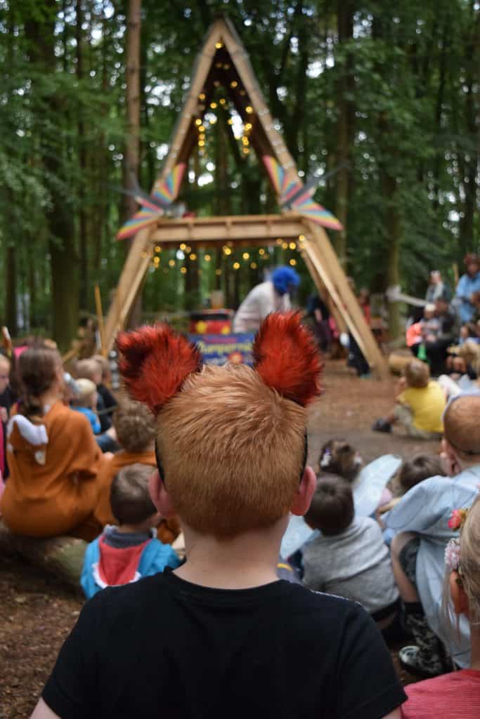 Just So Festival 2018 - watching Professor Pumpernickel