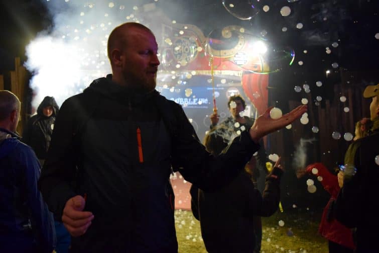 The Big Feastival 2018 - smokey bubbles @bubbleincuk