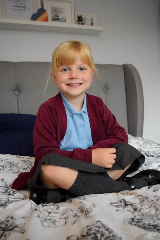 Back to school - first day in Reception