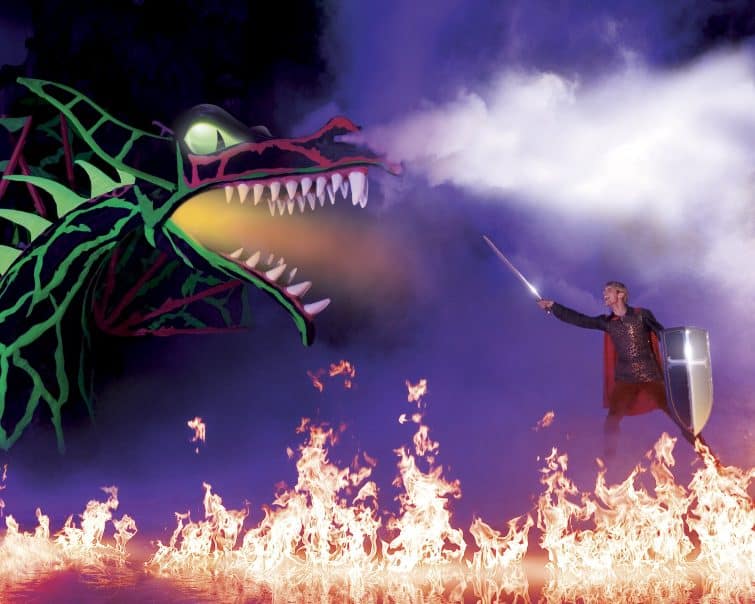 Disney on Ice Dream big fire on the ice