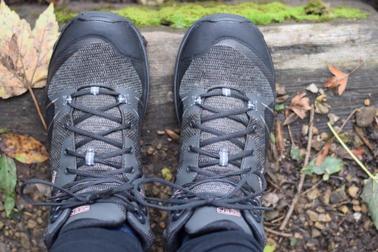 WOMEN'S TERRADORA WATERPROOF MID HIKING BOOTS - Raven / Rose Dawn colour way | We're going on an adventure