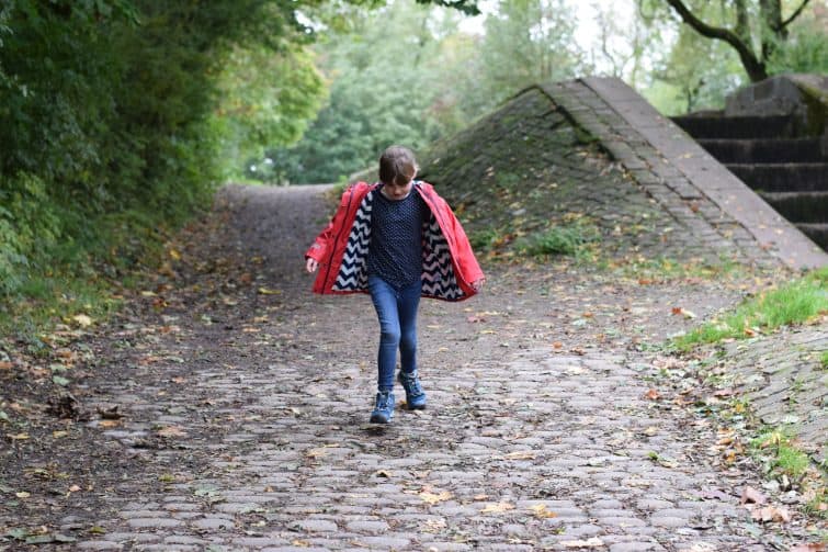 Muddy Puddles Puddleflex jacket with chevron lining