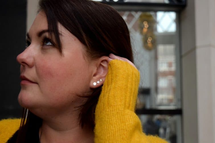 Thomas Sabo tiny silver ear studs - multiple ear studs