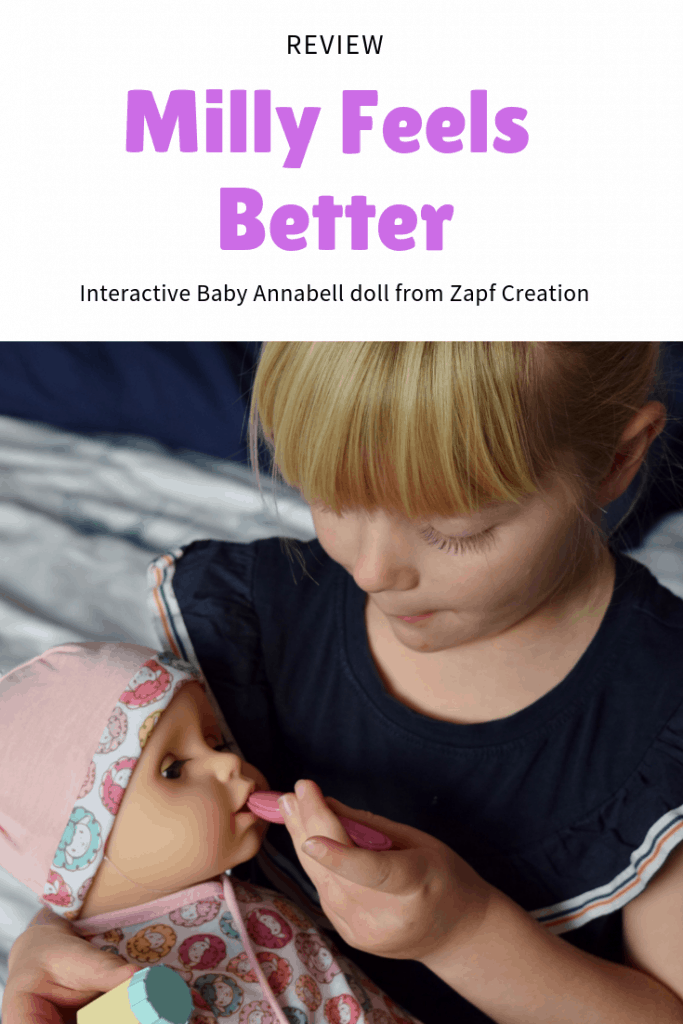 Milly Feels Better interactive doll from Baby Annabell (Zapf Creation)