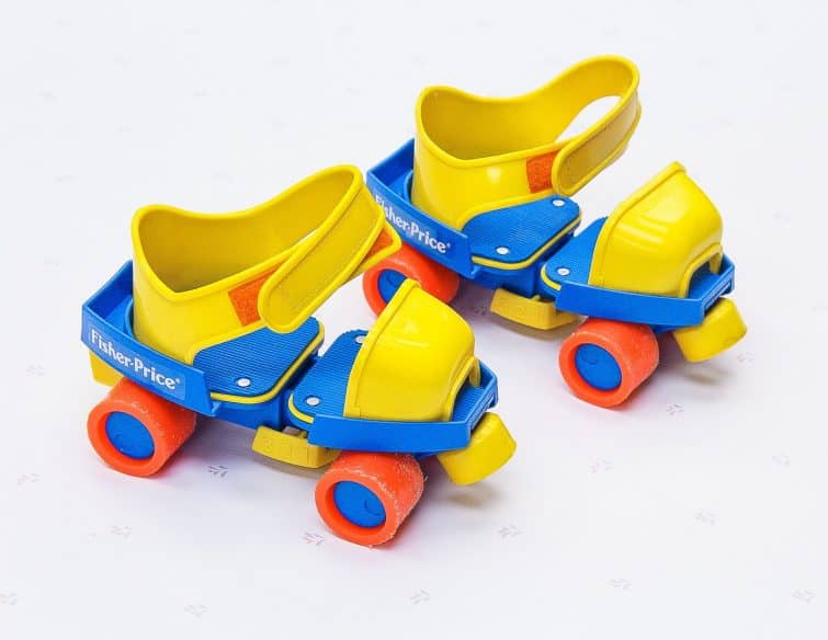 vintage Fisher Price adjustable roller skates