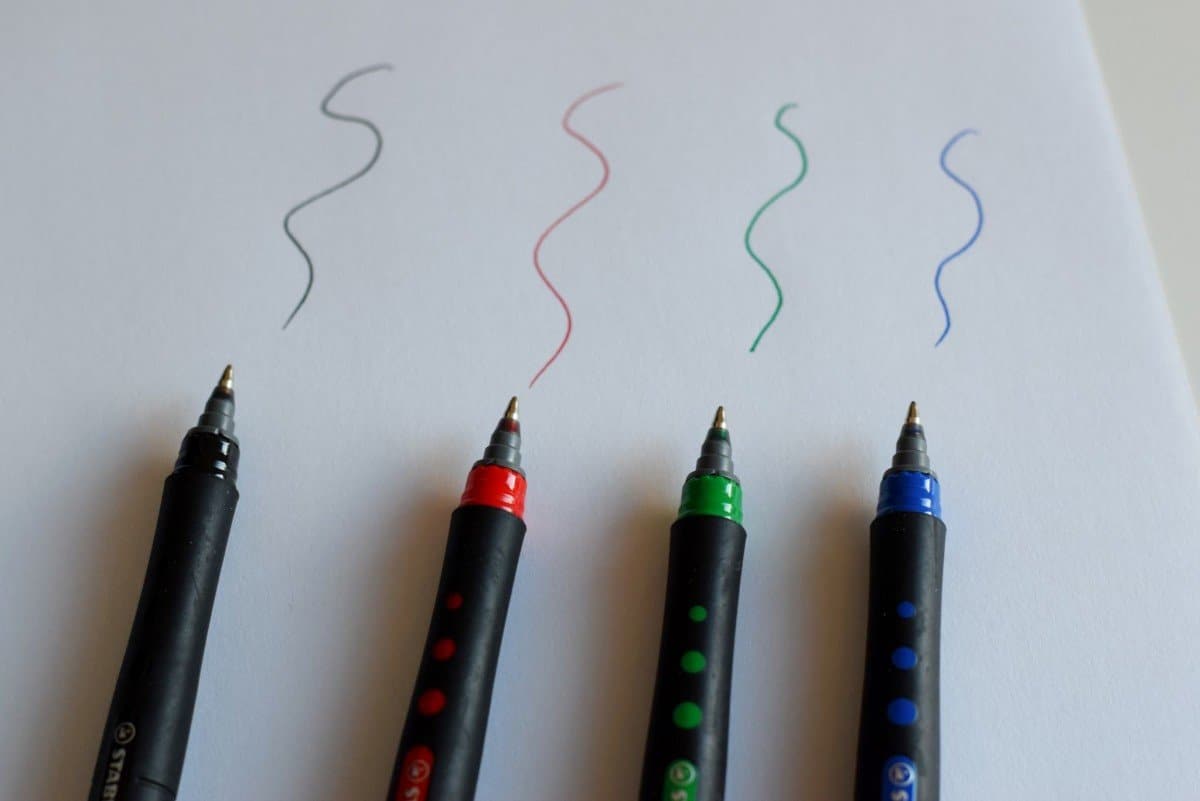 STABILO bl@ack colour fine line pens
