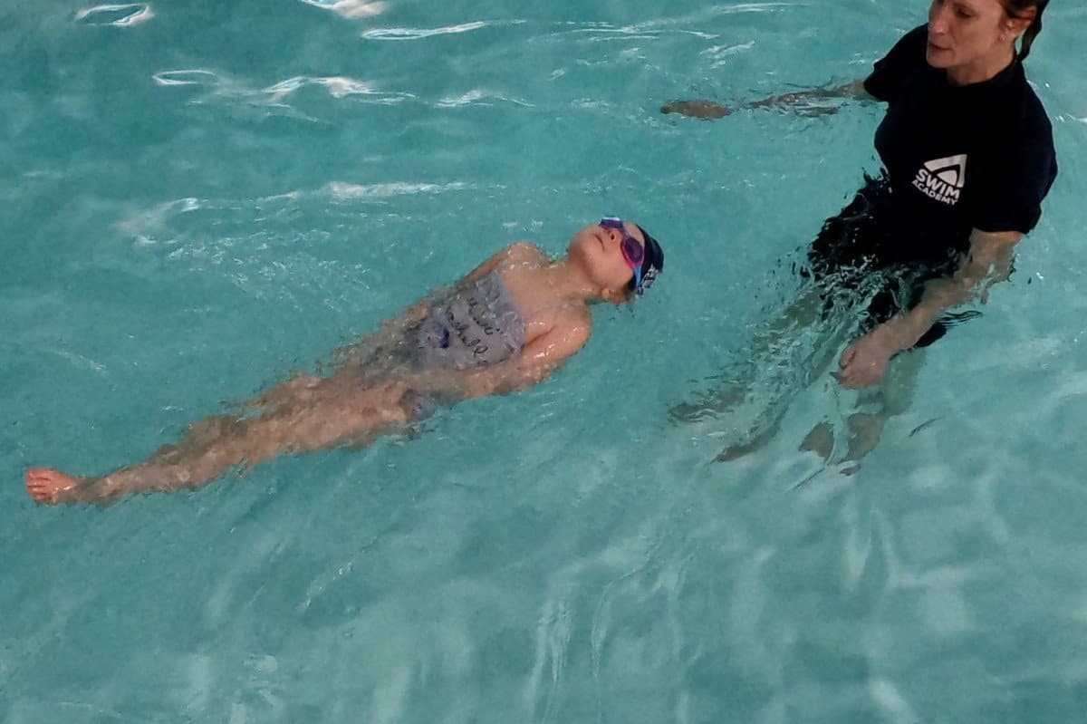 back push and glide - swim academy