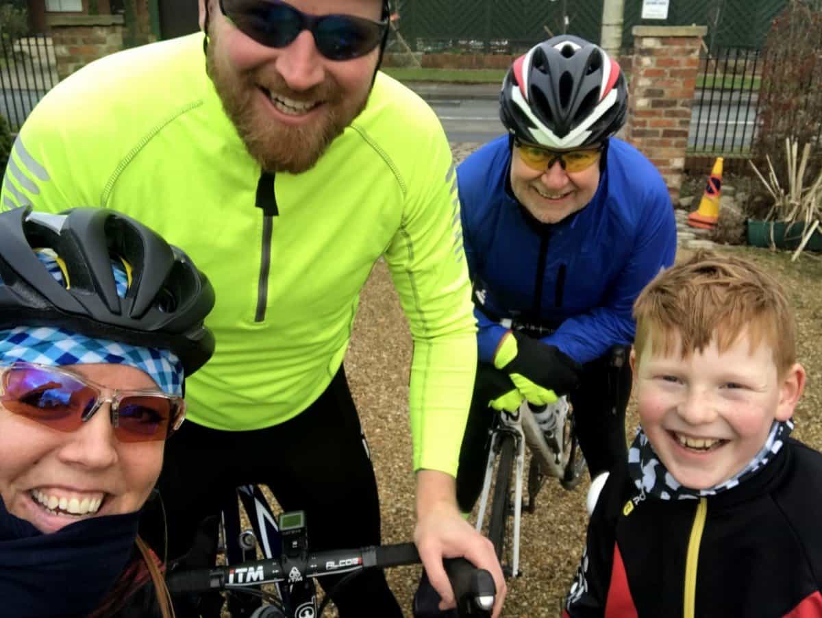 The first team ride - after