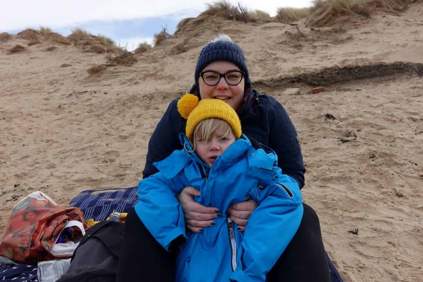 Nithered on Formby beach