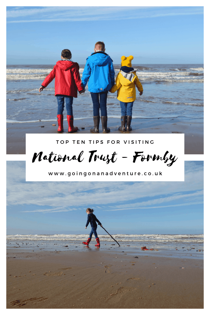 Top Ten Tips for visiting National Trust Formby - including what to wear, what to bring, dog friendly walks and parking