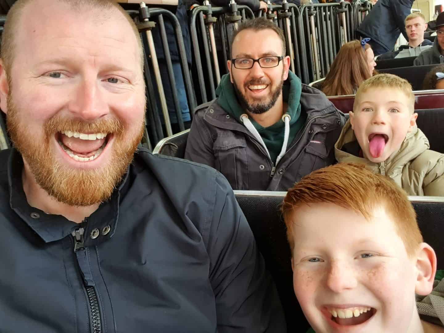 Boys at Blackpool Pleasure Beach