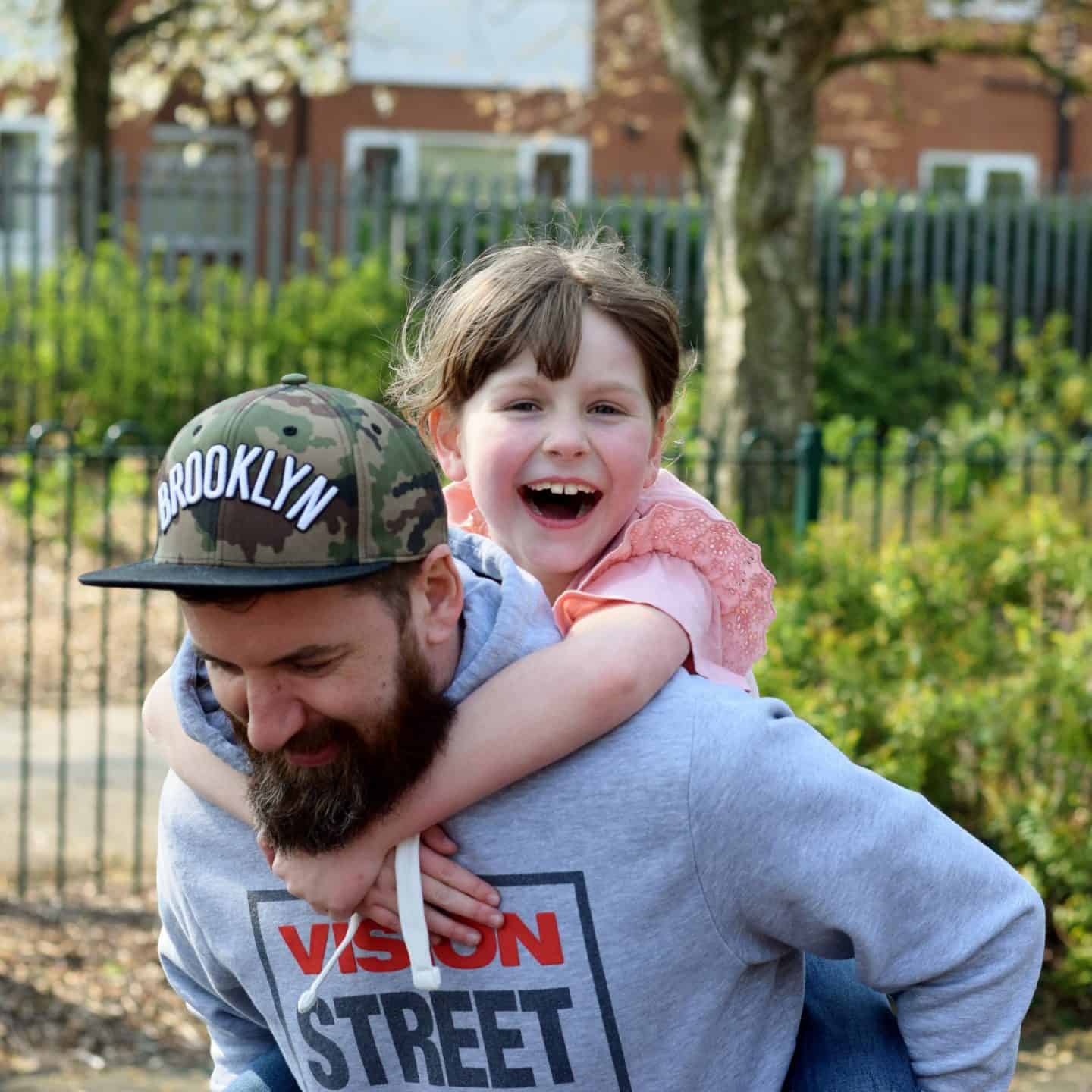 Piggy backs with Uncle Will
