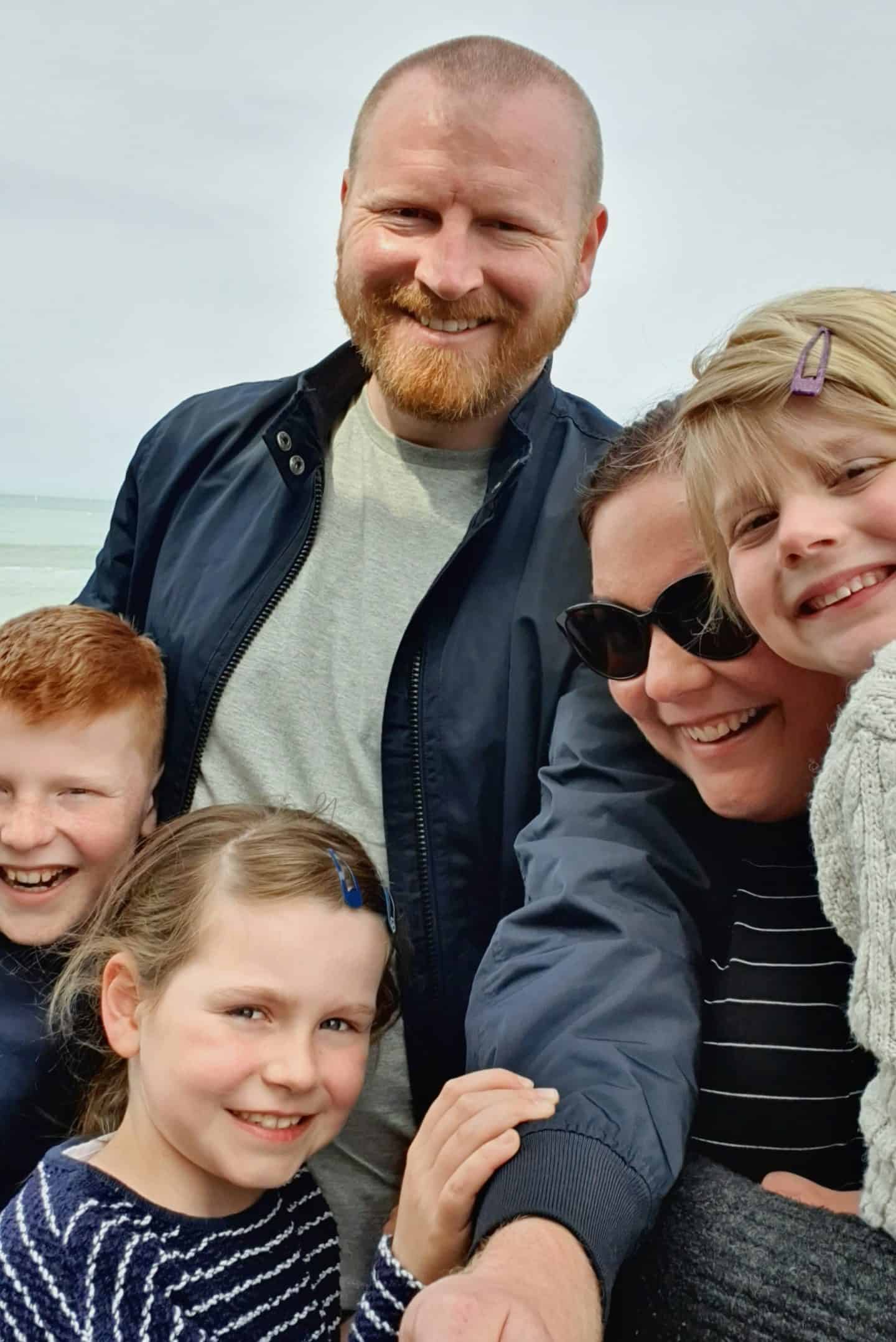 Driving to France is much cheaper than flying - family of five on the ferry to France