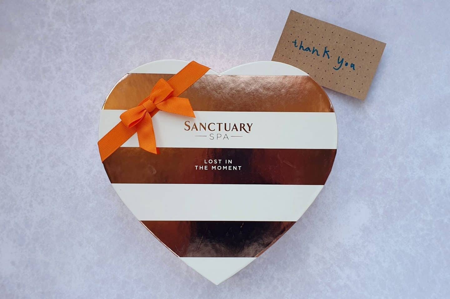 Sanctuary heart shaped gift box