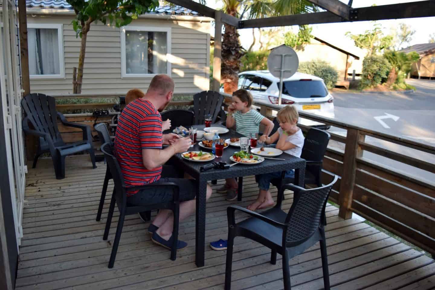 Avant benefits from a large, gated decking area