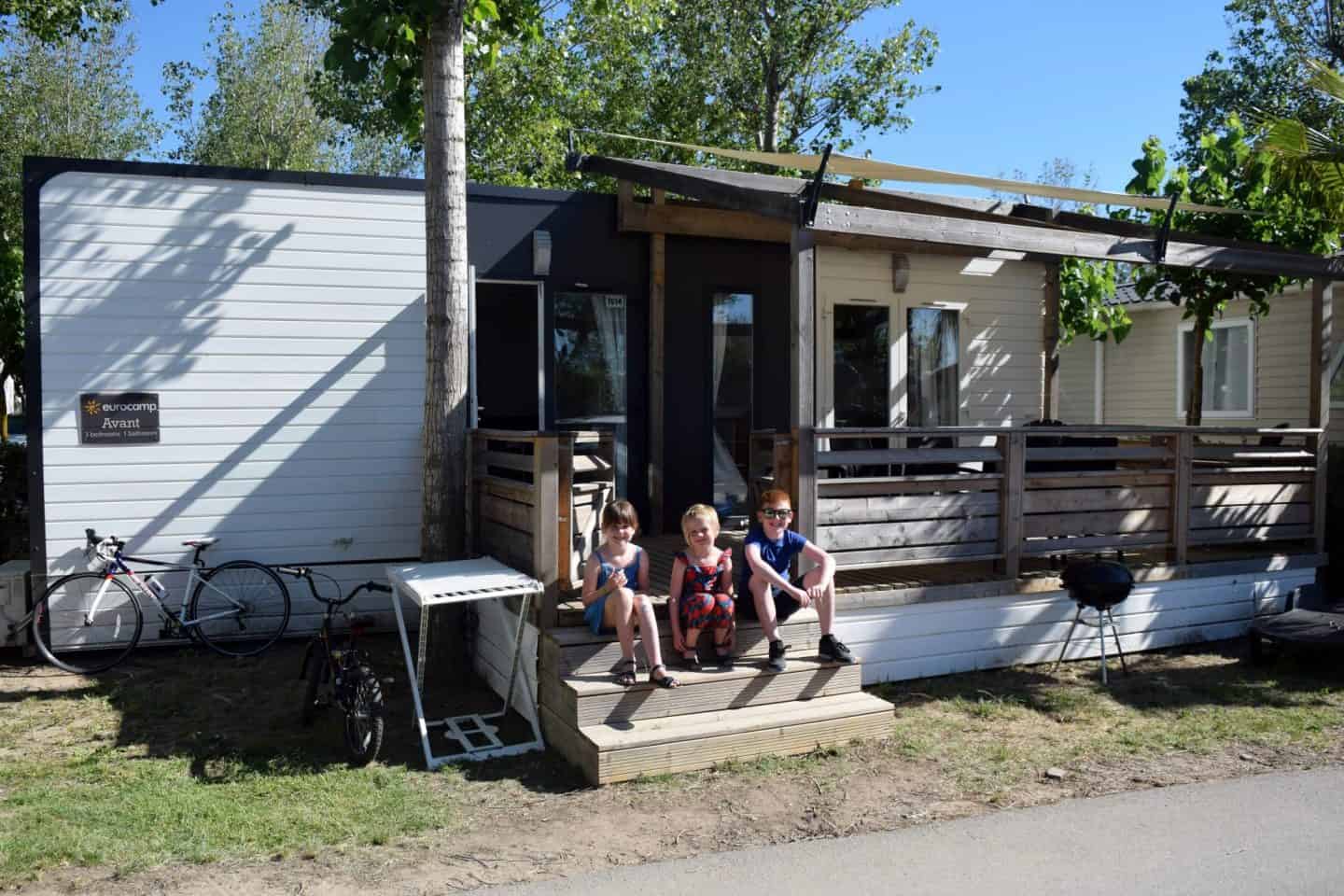 Eurocamp Avant at Les Sablons - this is a three bedroom, one bathroom holiday home with a large deck area