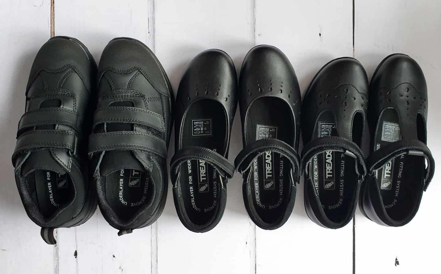 Treads indestructible school shoes