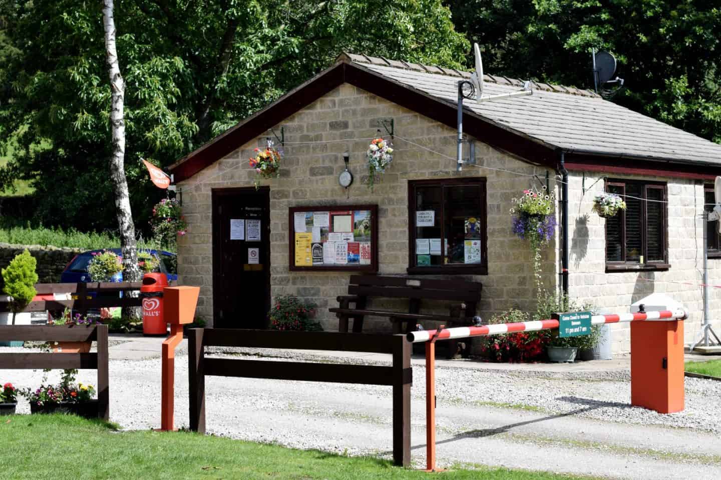 On site shop at Crowden campsite